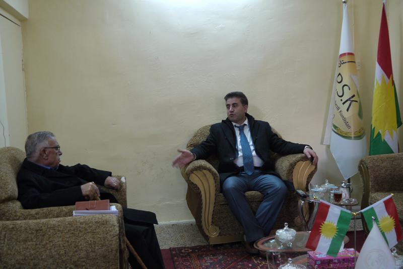 بەڕێز سەلاح موهتەدی سەردانی پارتی سەربەستیی کوردستانی کرد. 