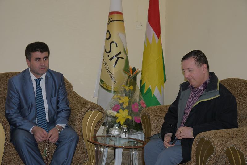 هونەرمەندی نەتەوەیی ڕەشیدی فەیزی نژاد سەردانی پارتی سەربەستیی کوردستانی کرد.