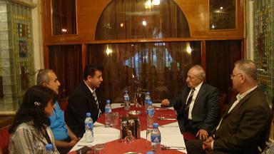 دیداری به‌‌ڕێز عارف باوه&zwnj;جانی له&zwnj;گه&zwnj;ڵ که&zwnj;سایه&zwnj;تی نه&zwnj;ته&zwnj;وه&zwnj;یی و ئه&zwnj;ندام په&zwnj;رله&zwnj;مانی ئێراق به&zwnj;ریز دوکتۆر مه&zwnj;حمود عوسمان.