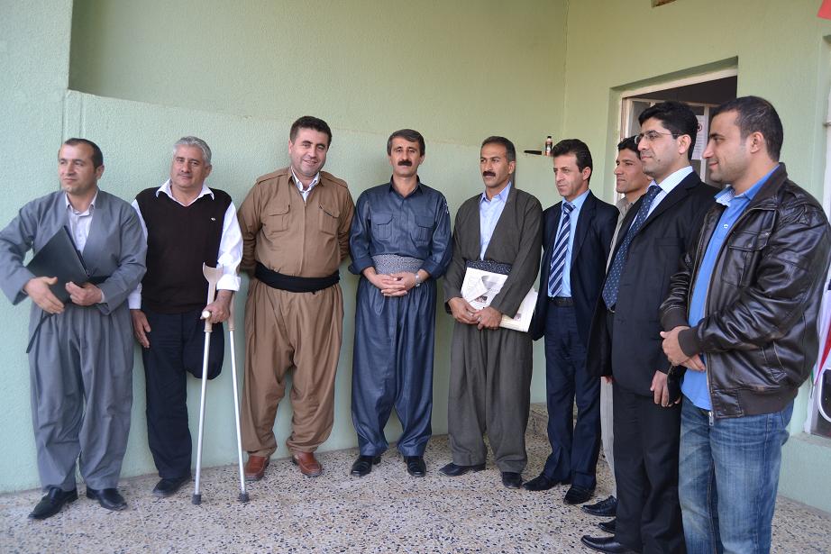 سەردانی  ئەنجومەنی بەرگری لەزیندانییە سیاسییەکانی رۆژهەڵاتی کوردستان  لە بارگای ناوەندیی  پارتی سەربەستیی کوردستان