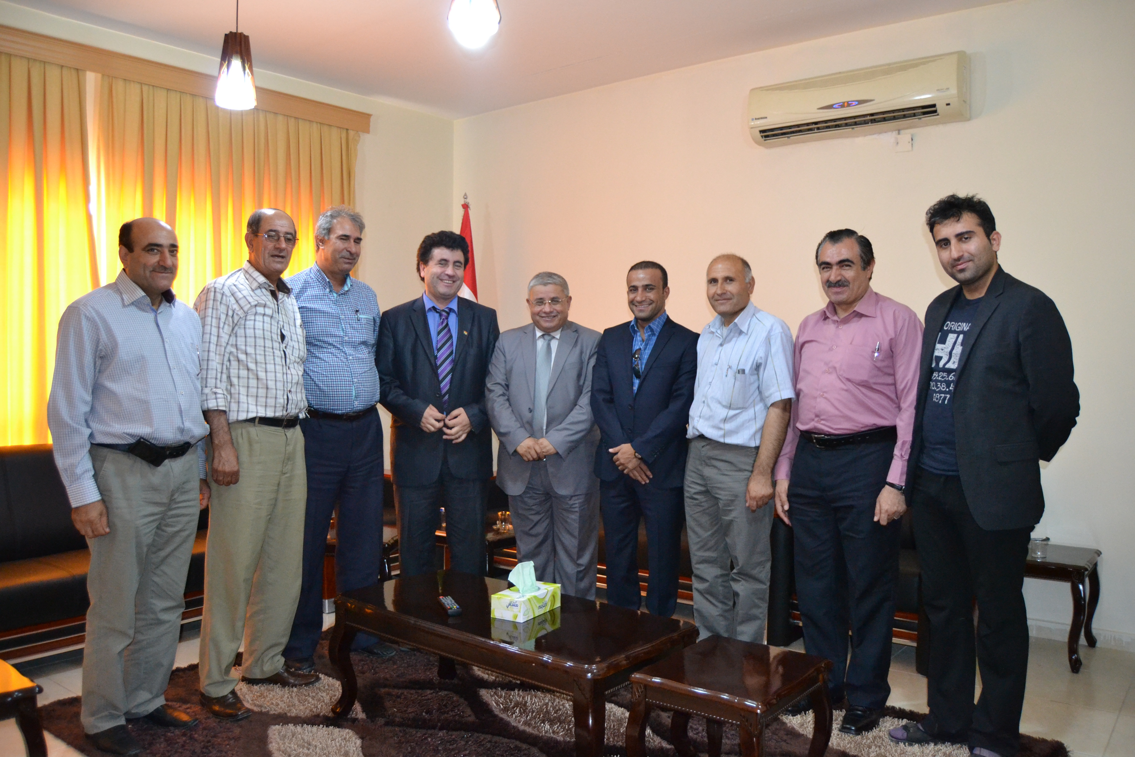  سەردانی شاندێکی پارتی سەربەستیی کوردستان بۆ بارەگای ئەنجوومەنی نیشتیمانی کوردی سوریا.