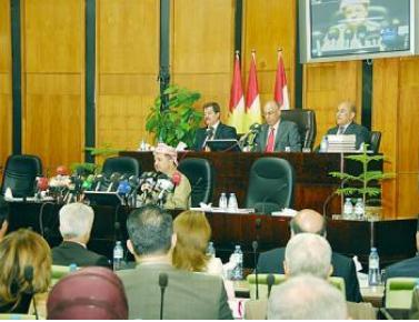 سه&zwnj;رۆکی هه&zwnj;رێم رۆژی 25ی ته&zwnj;مموزی بۆ هه&zwnj;ڵبژاردنی په&zwnj;رله&zwnj;مان ديارى کردو به&zwnj;شێک له&zwnj; کار و پڕۆژه&zwnj;کانی حکومه&zwnj;تی هه&zwnj;رێمی خسته‌‌ڕوو 