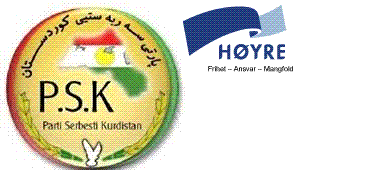 دیداری نێوان  پارتی سه&zwnj;ربه&zwnj;ستیی کوردستان وپارتی ڕاستی نۆرویژی.