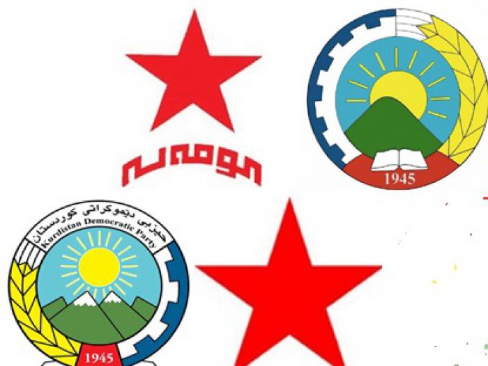 چوار حیزبی رۆژهەڵاتی کوردستان لەگەڵ هیندێک حیزبی چەپی ئێرانی. دژی هیرشی ئەمریکا و هاو