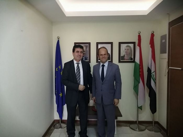 دیداری سەرۆکی پارتی سەربەستیی کوردستان و نوێنەری یەکیتی ئوروپا.