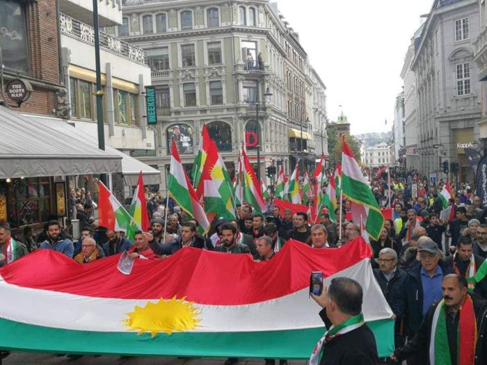 بەشداری چالاکانەی ئەندامی پ س ک لە خۆپێشاندانی ڕەوەندی کوردی لە چەندین وڵاتی ئوروپایی