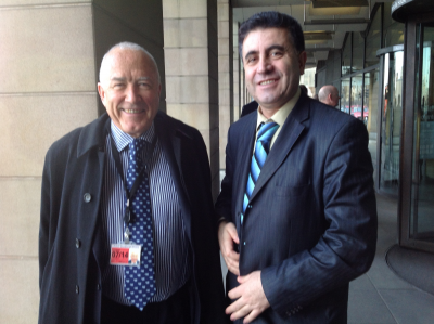 دیداری سەرۆکی پارتی سەربەستیی کوردستان و سەرۆکایەتی لیبراڵی نێونەتەوەیی و سەرۆکایەتی پارتی لیبراڵدیمۆکراتیی بەریتانیا لە ناو هۆڵی پەرلەمان