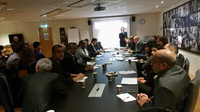 بەشداری نۆێنەری پارتی سەربەستیی کوردستان لە کۆبوونەوەی بەرێەبەری گشتی خاجی سووری جیهانی.