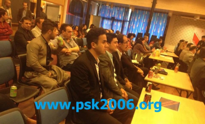 بەشداری کۆمیتەی نەرویژی پارتی سەربەستیی کوردستان لە ڕێۆڕەسمی رۆژی پێشمەرگەی کۆمەڵە.